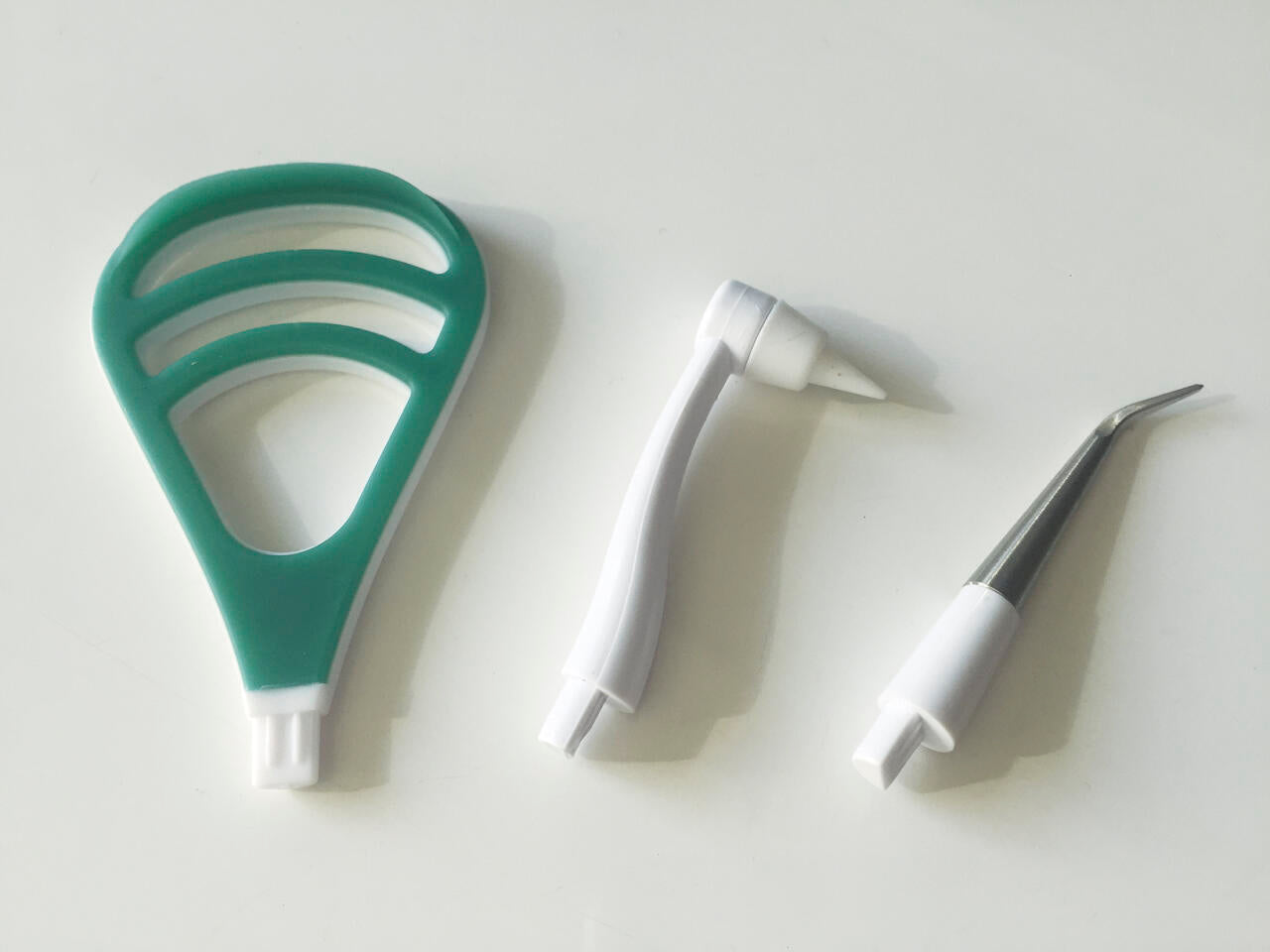 Cabezal metálico, cabezal de goma y limpiador de lengua para Starlyf Ultrasonic