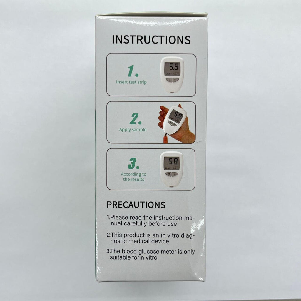 Medidor de Glucosa en Sangre Digital con 50 Tiras y Lancetas Estériles – Kit Completo para Monitoreo en Casa