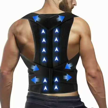 Corrector de Postura Ajustable y Transpirable (2 Piezas) – Comodidad y Alivio para Todos los Días