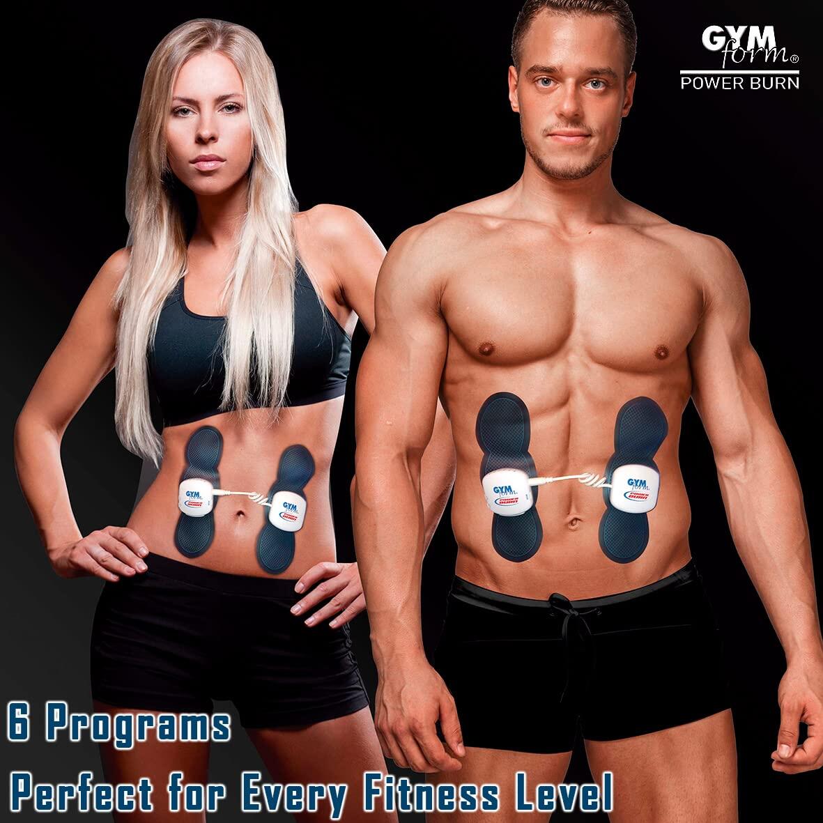 Entrenador EMS que  esculpe, tonifica y quema grasa en minutos