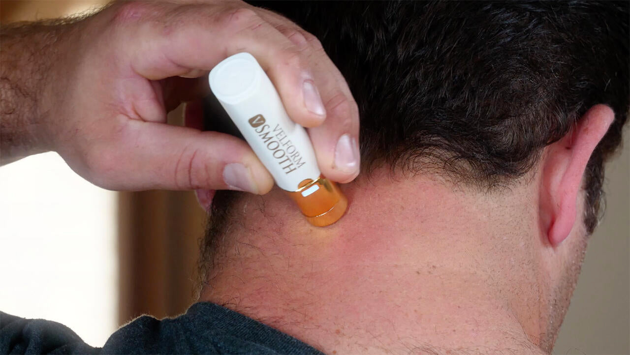 Depiladora facial compacta con cabezal de oro 18K