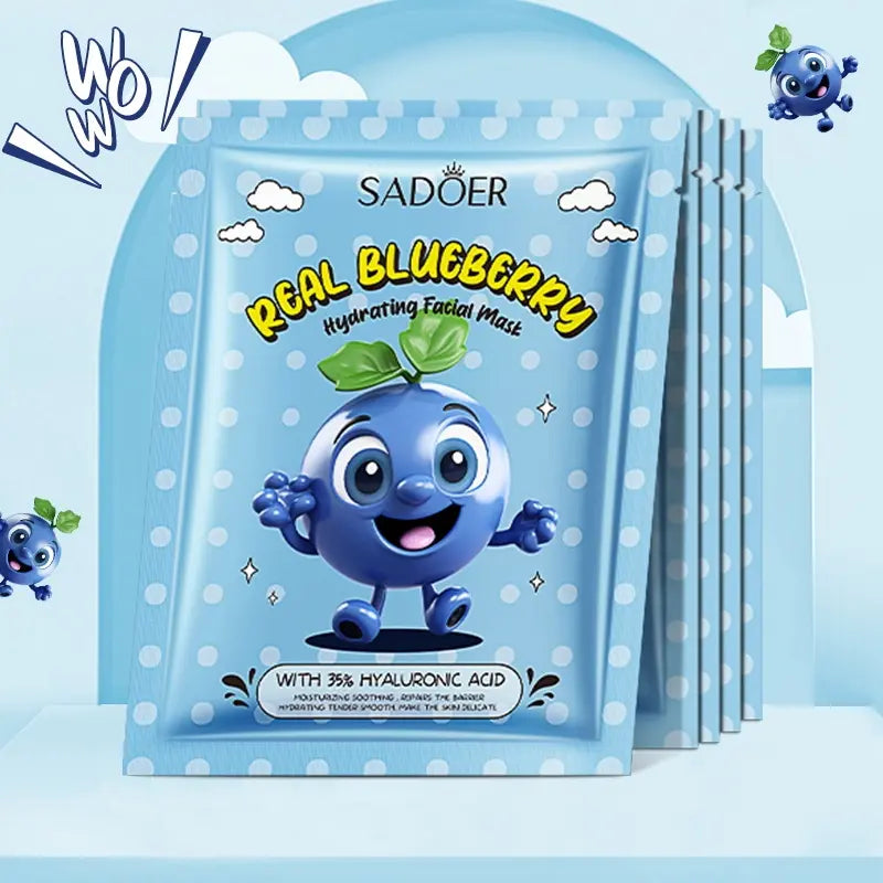 Mascarilla Facial Hidratante de Arándanos SADOER
