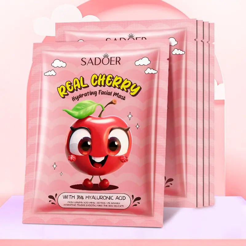 Mascarilla Facial Hidratante de Cereza SADOER