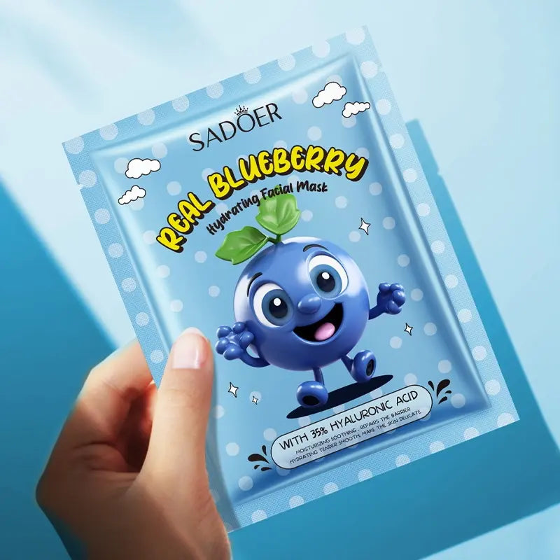 Mascarilla Facial Hidratante de Arándanos SADOER