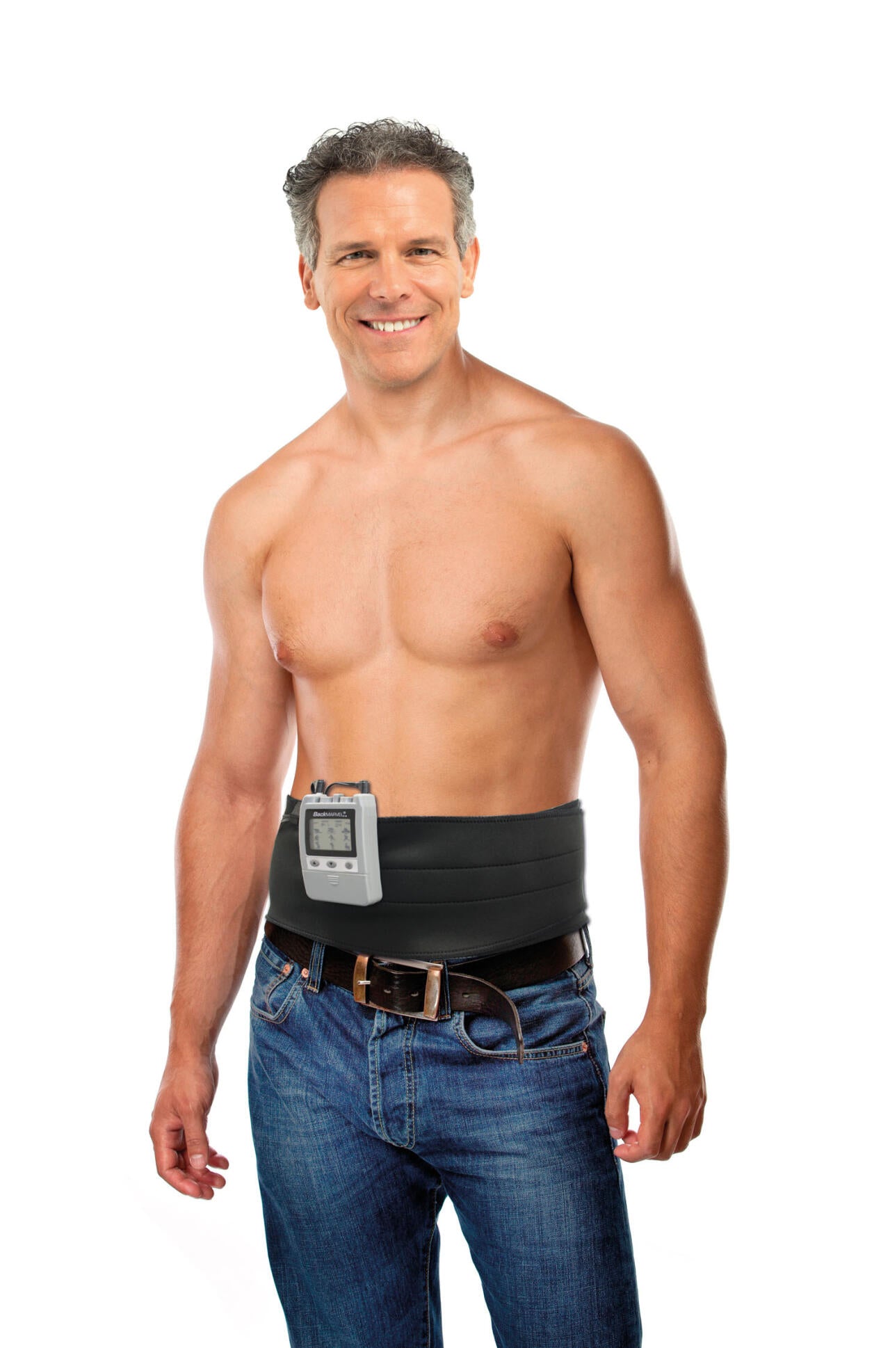 Cinturón terapéutico TENS para aliviar el dolor de espalda