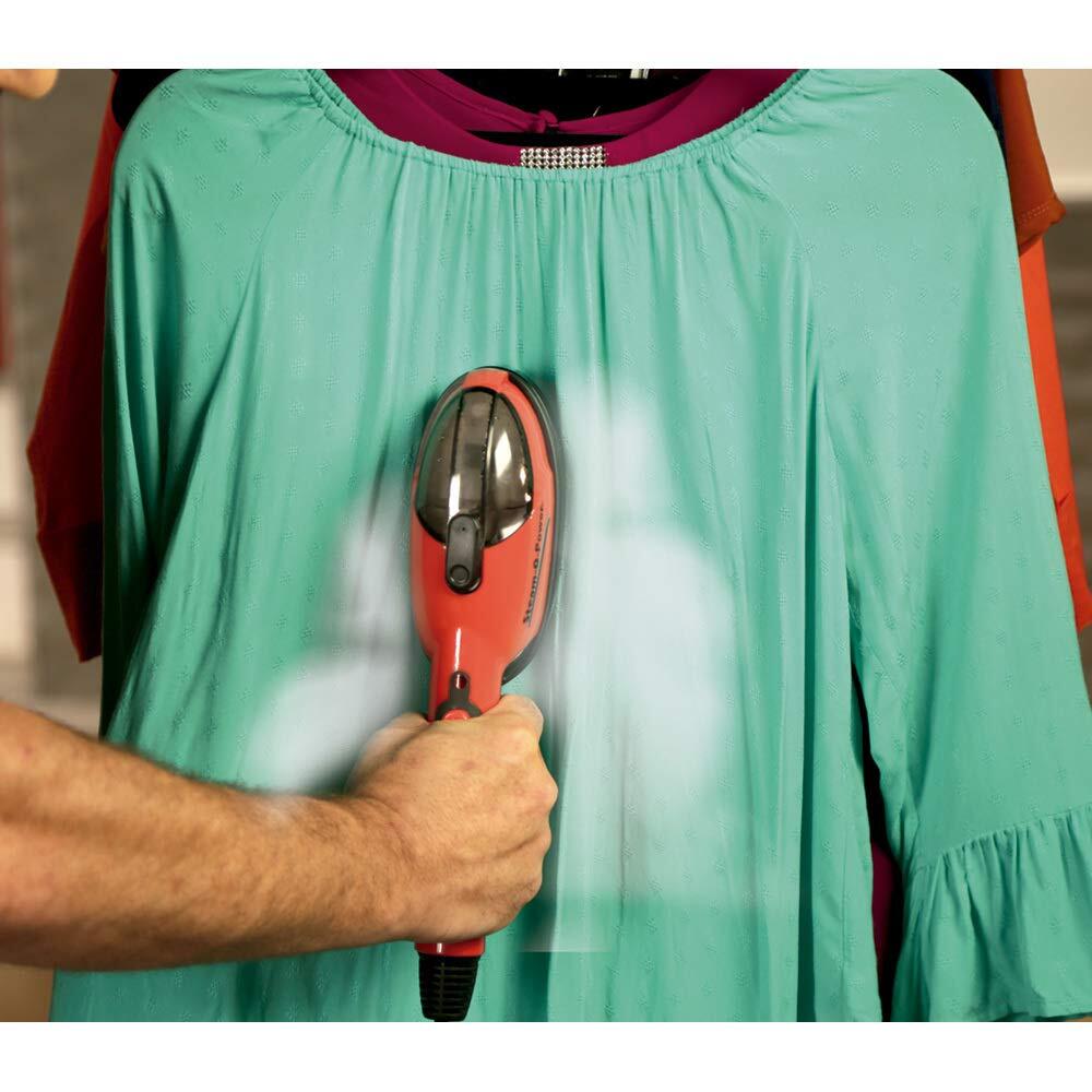 Plancha de mano a vapor que elimina malos olores y bacterias.