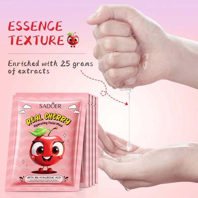 Mascarilla Facial Hidratante de Cereza SADOER
