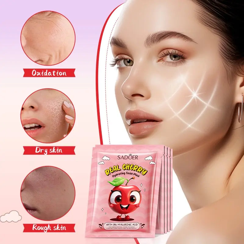 Mascarilla Facial Hidratante de Cereza SADOER