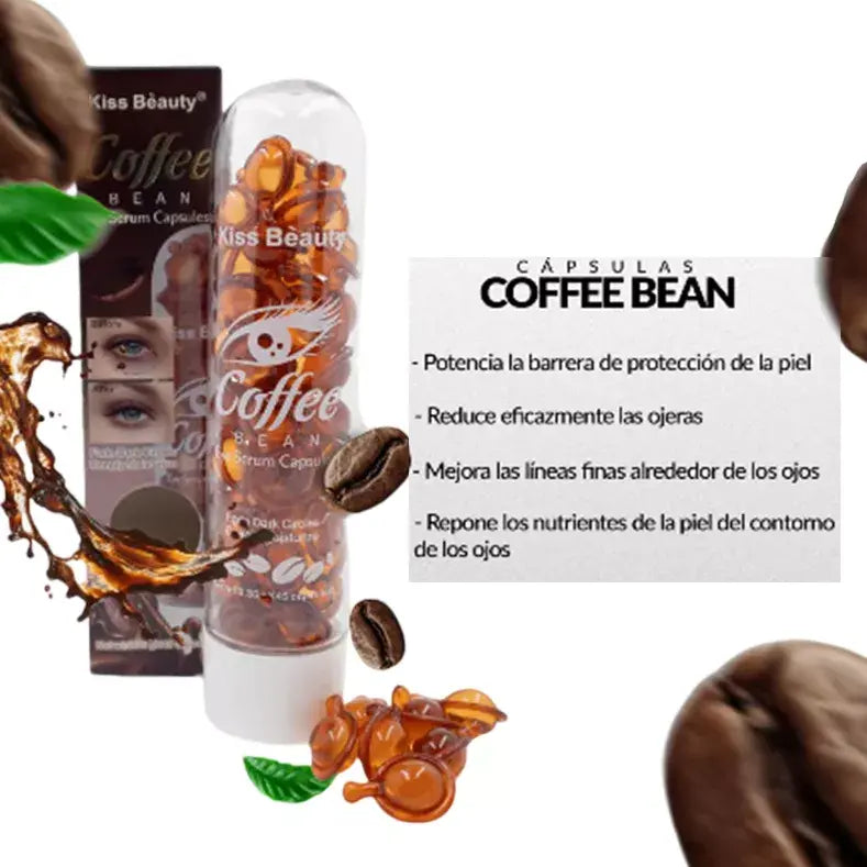 Serum En Mini Capsulas Esencia Granos De Cafe Contorno Ojos