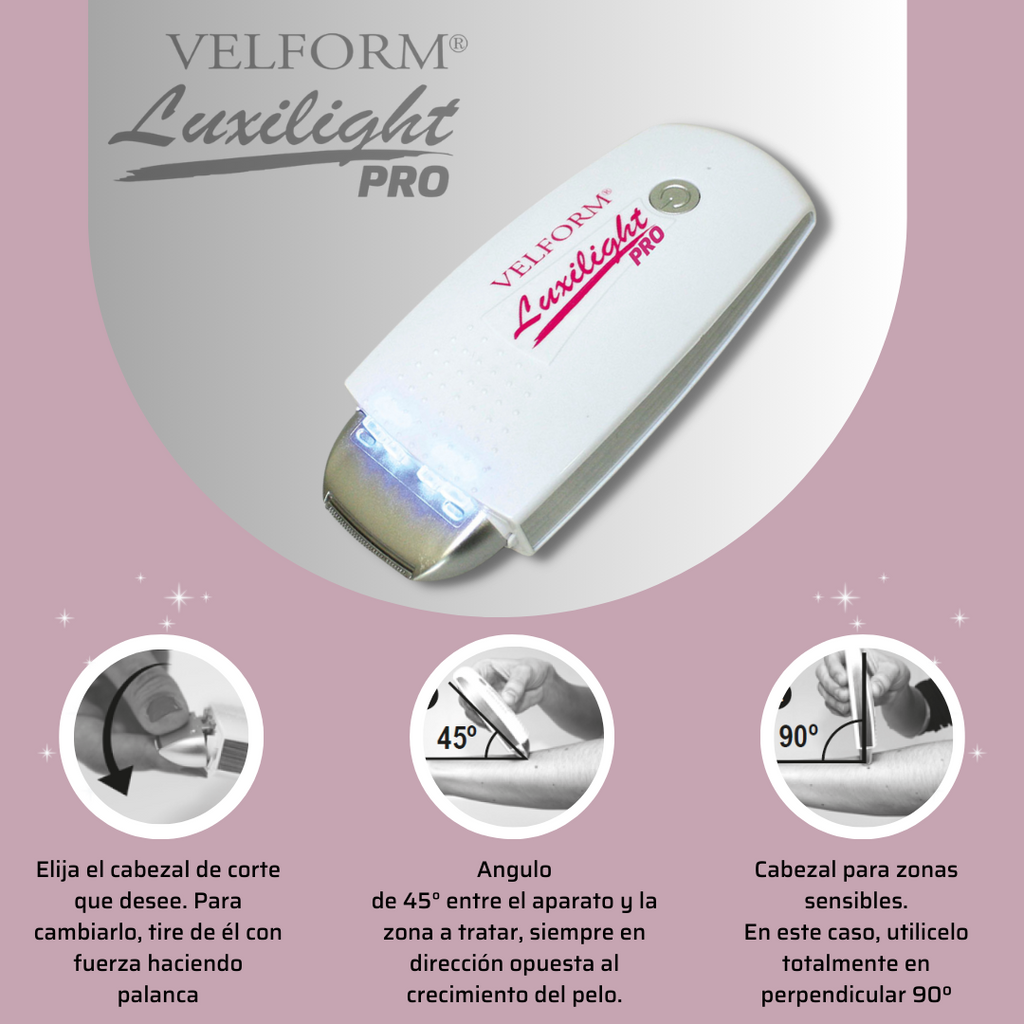 Depiladora recargable