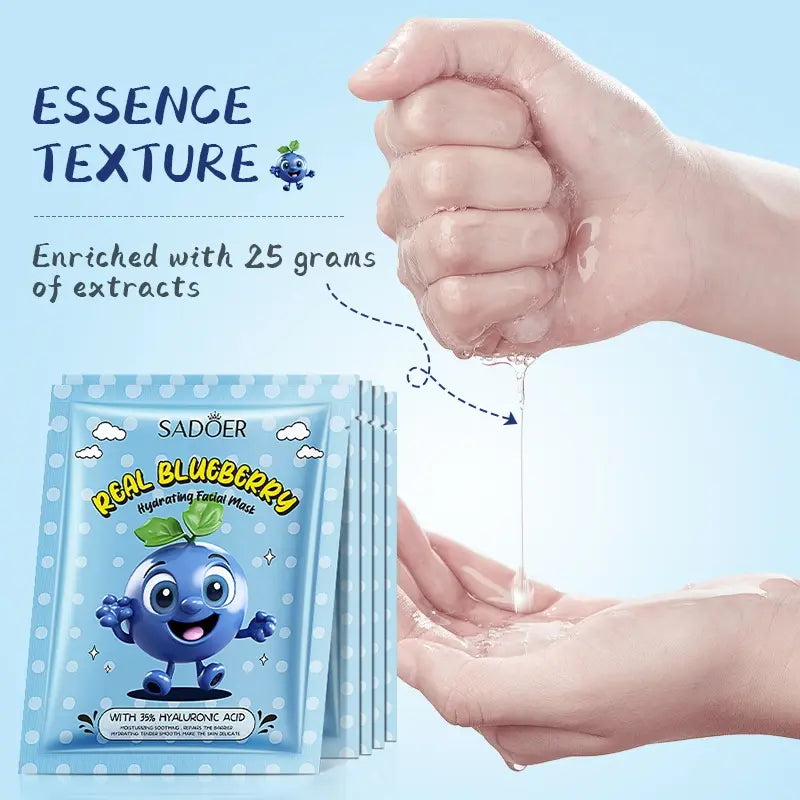 Mascarilla Facial Hidratante de Arándanos SADOER